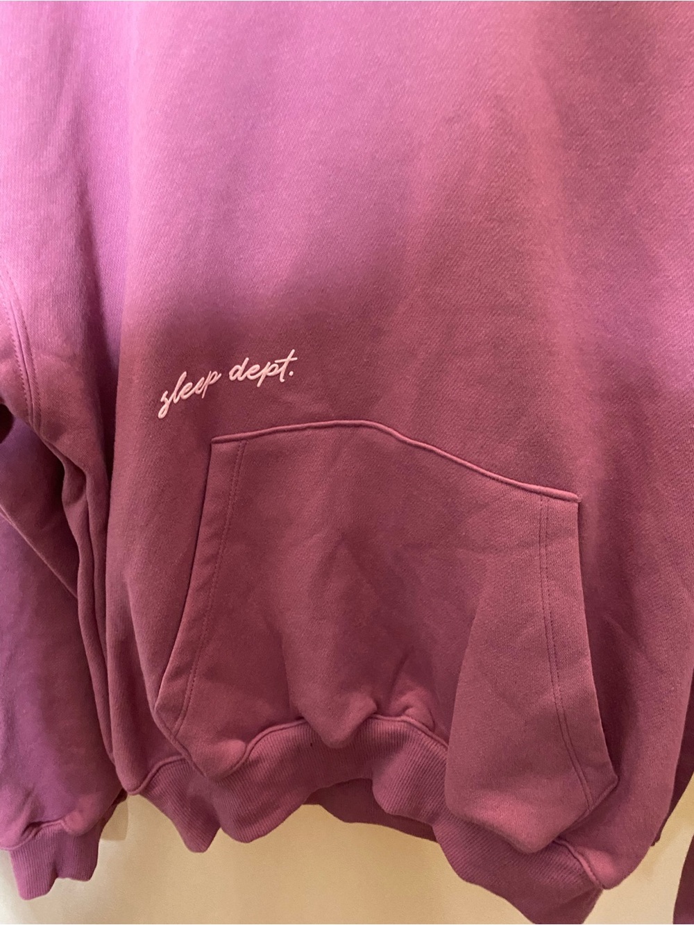 NWT Wild Fable Mauve Pink Sleep Dept Cozy Oversized Hoodie Sweatshirt M - Picture 5 of 10